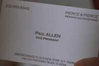 The Business Cards Of American Psycho | Hoban Cards with regard to Paul Allen Business Card Template