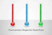 Thermometer Shapes For Powerpoint intended for Powerpoint Thermometer Template
