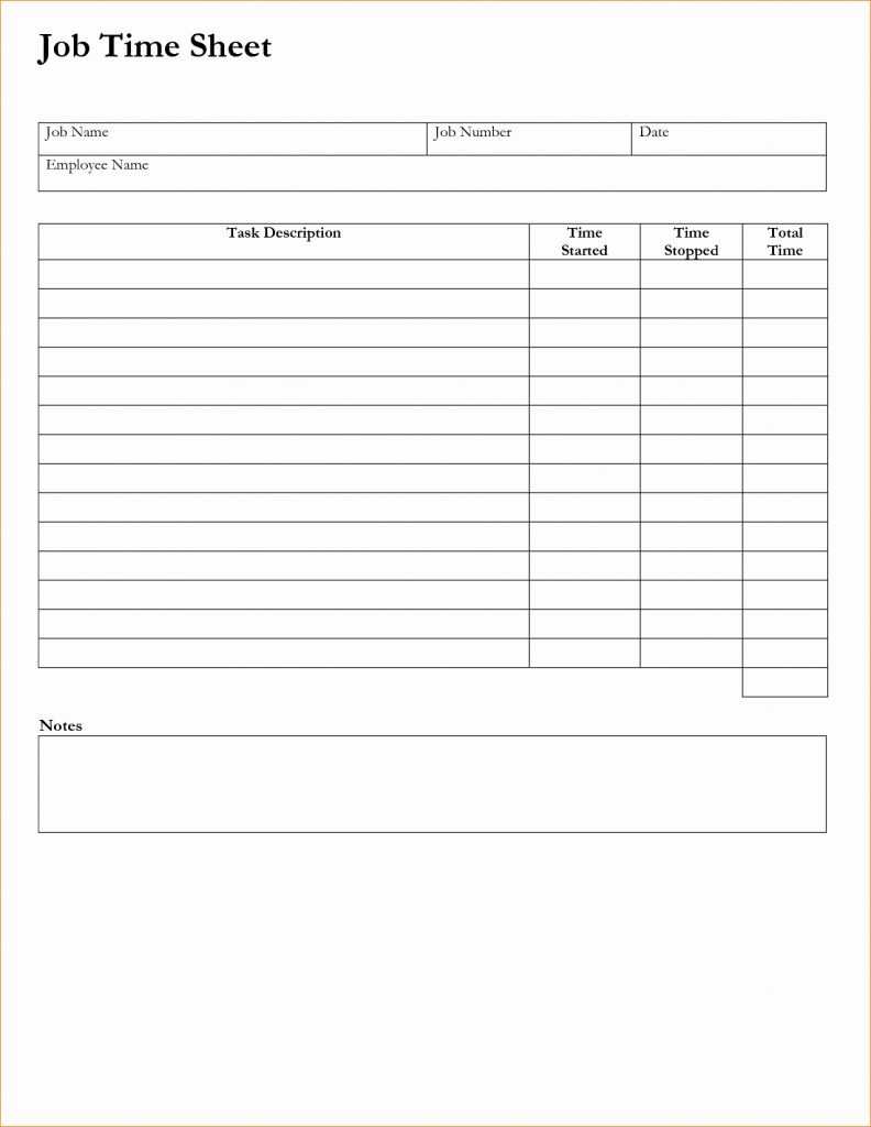 Time Card Spreadsheet Free Printable Weekly Employee Sheets Within Google Docs Note Card Template