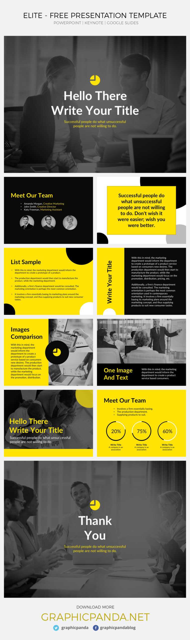 Top 69 Best Free Keynote Templates (Updated March 2020) For Keynote Brochure Template