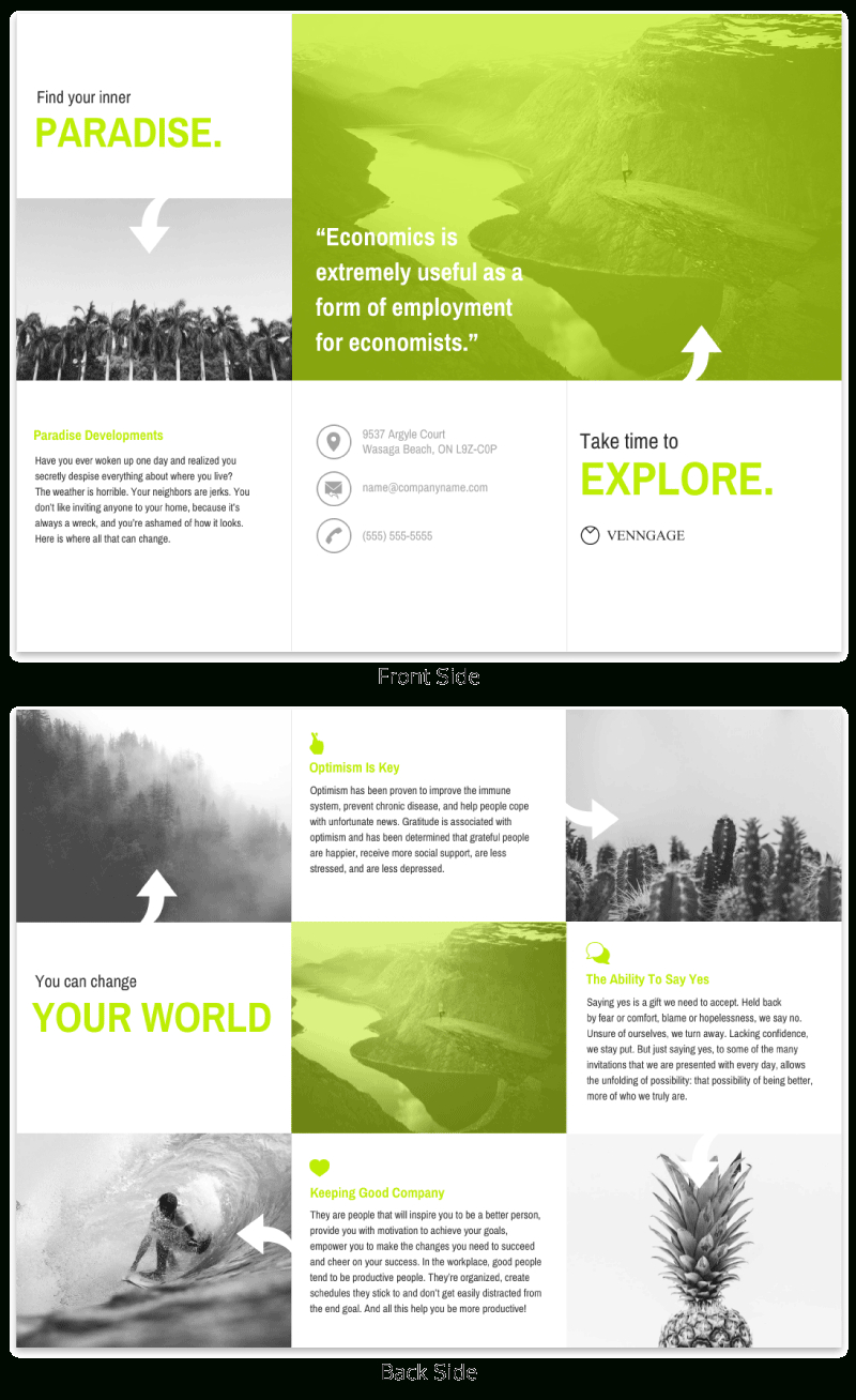 Tourist Travel Brochure For Travel Brochure Template For Students