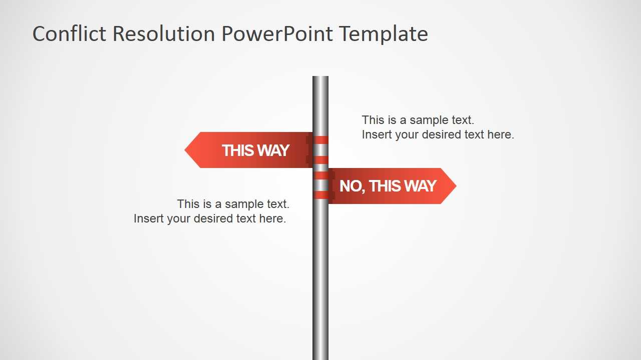 Traffic Sign This Way Arrows For Powerpoint – Slidemodel For Powerpoint Template Resolution