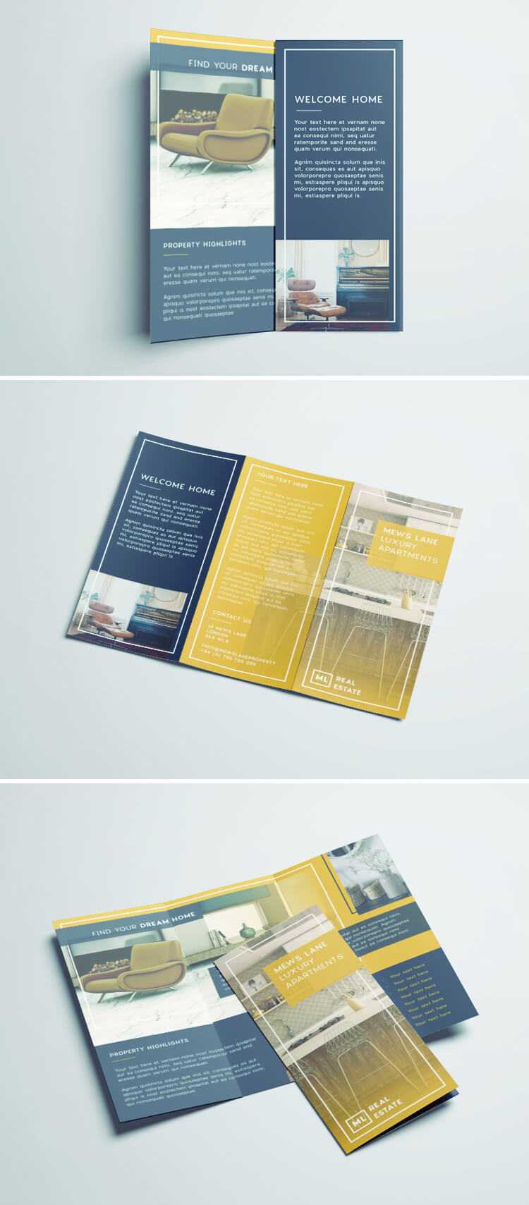 Tri Fold Brochure | Free Indesign Template Pertaining To Adobe Tri Fold Brochure Template