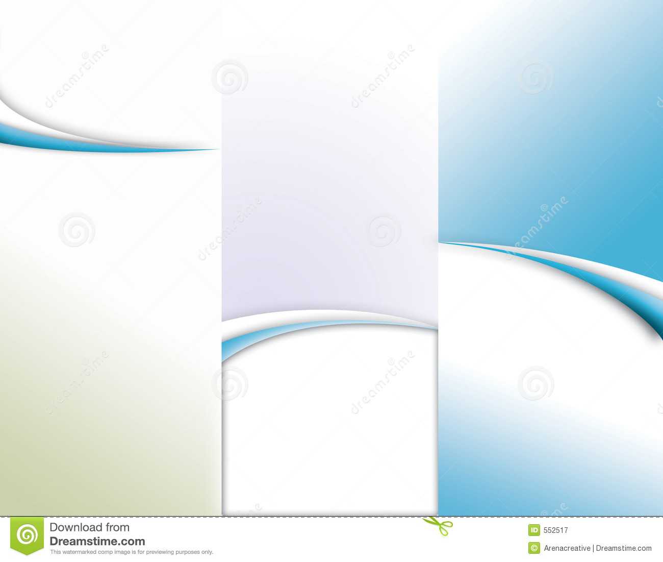 Tri Fold Brochure Template Stock Illustration. Illustration Inside Free Tri Fold Brochure Templates Microsoft Word