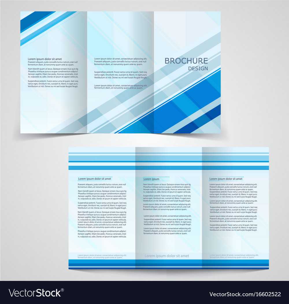 Tri Fold Business Brochure Template Two Sided In One Sided Brochure Template