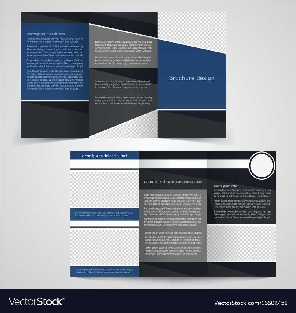 Tri Fold Business Brochure Template Two Sided Intended For Double Sided Tri Fold Brochure Template