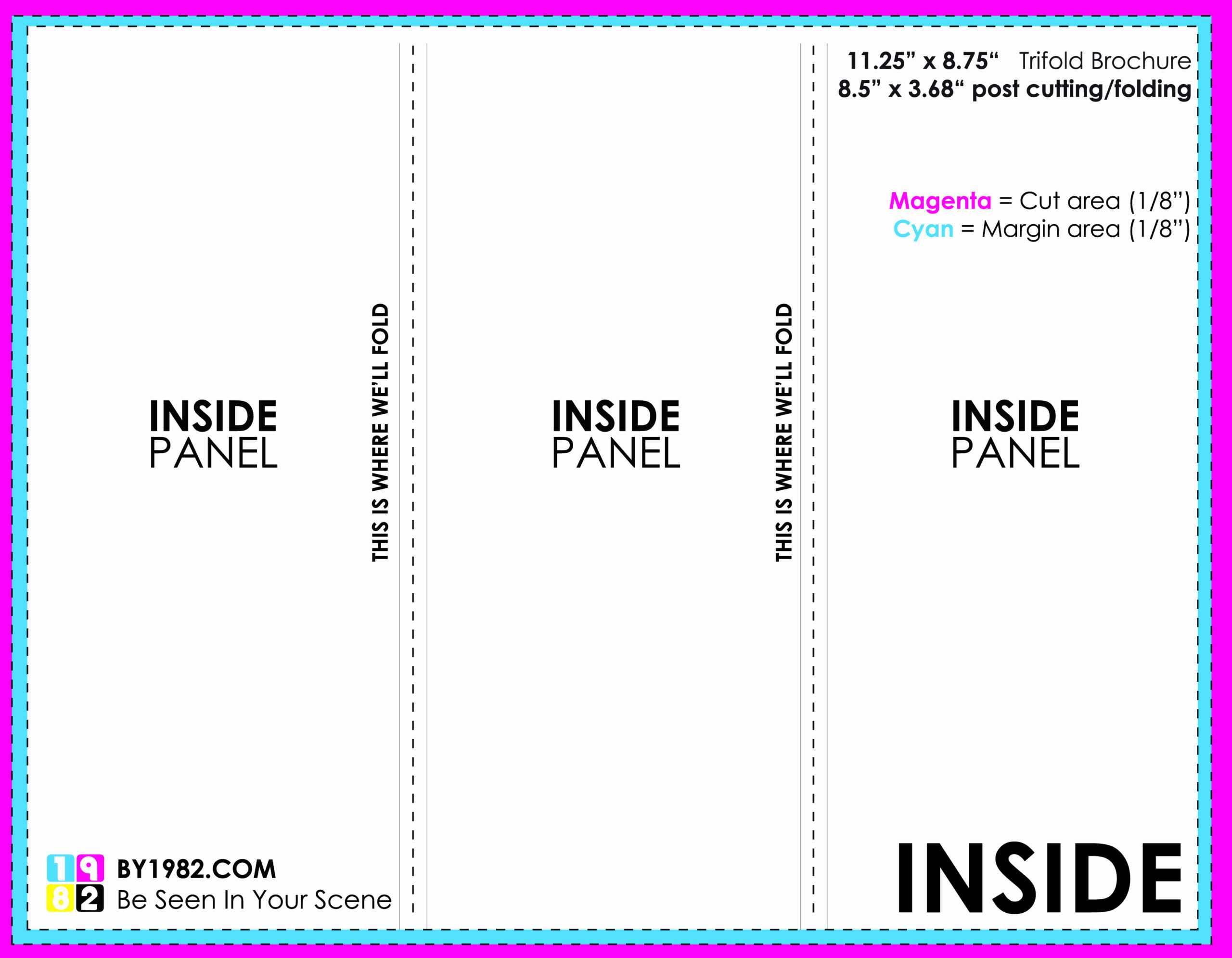 Tri Fold Menu Template Free | Florence Ambrose Within Three Fold Card Template