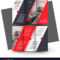 Tri Fold Red Brochure Design Template Regarding Adobe Illustrator Tri Fold Brochure Template