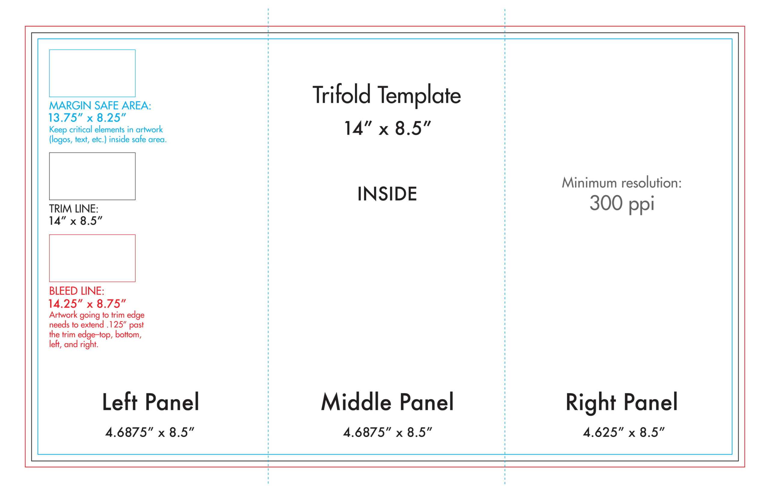 Trifold Brochure Dimensions – Milas.westernscandinavia With Regard To Letter Size Brochure Template