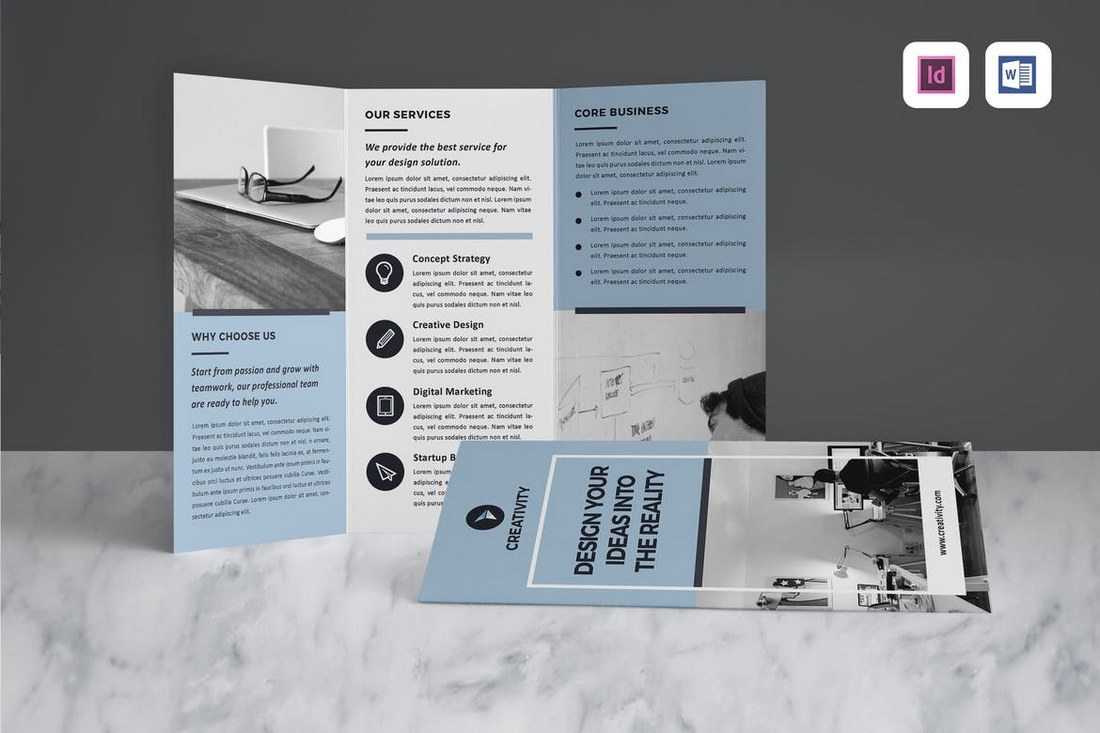 Trifold Brochure Indesign Template – Milas Intended For Tri Fold Brochure Template Indesign Free Download