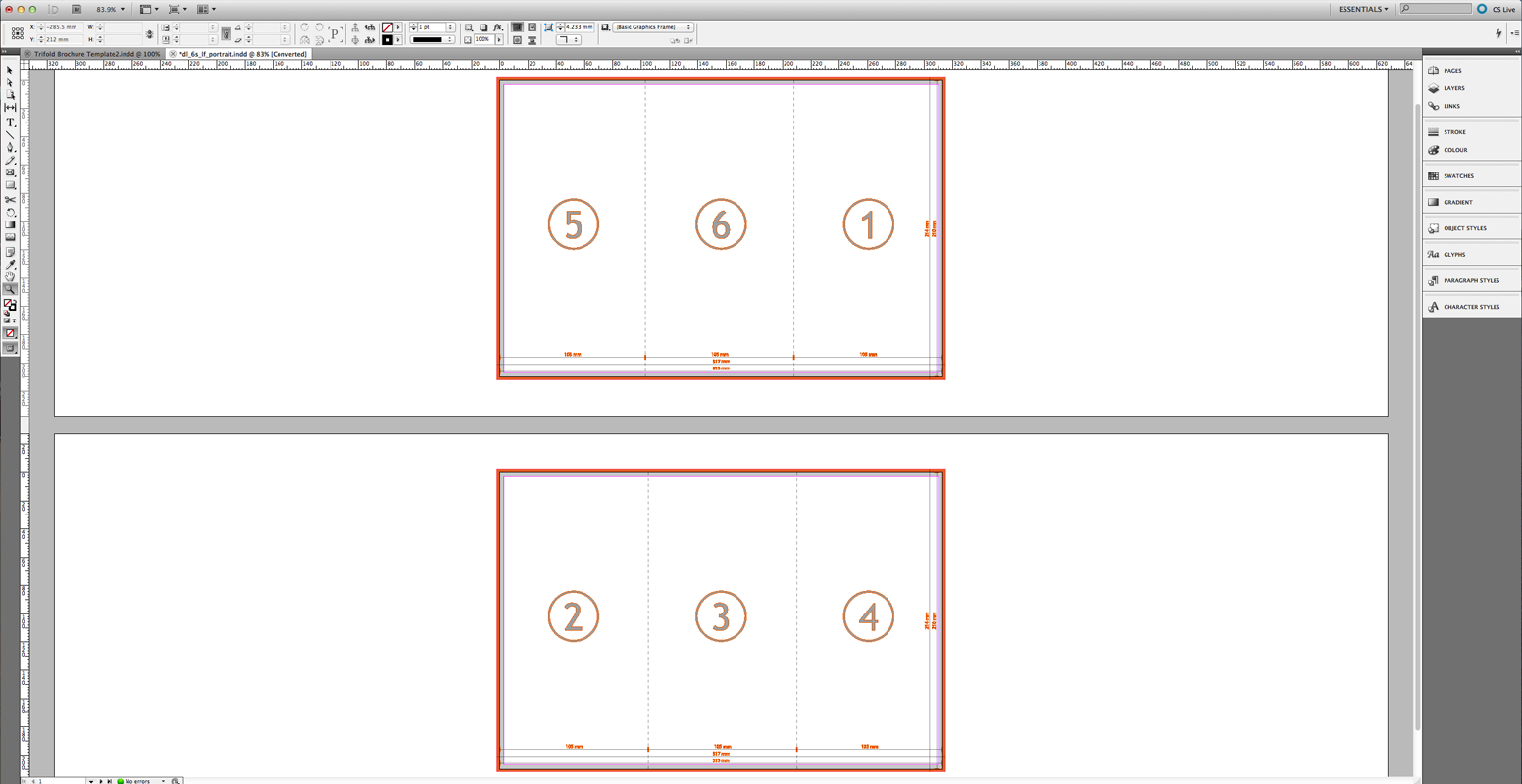 Tutorial: Create A Tri Fold Business Brochure » Saxoprint With Regard To 6 Sided Brochure Template