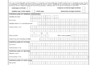 Unabridged Birth Certificate Form - Fill Online, Printable inside South African Birth Certificate Template