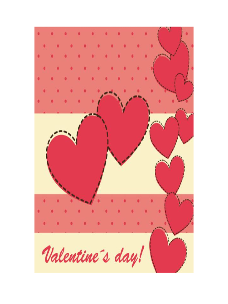 Valentine's Day Card Template – 5 Free Templates In Pdf Regarding Valentine Card Template Word