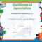 Vbs Get On Board Certificate Of Appreciation With Vbs Certificate Template