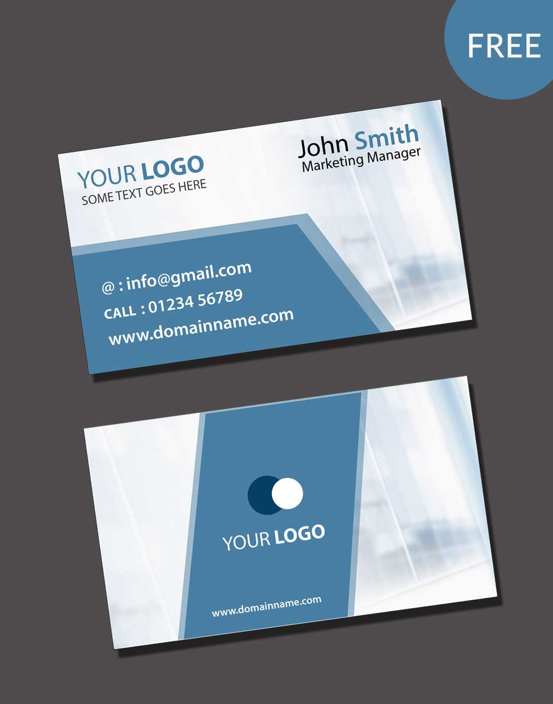 Visiting Card Psd Template Free Download Pertaining To Visiting Card Templates Psd Free Download