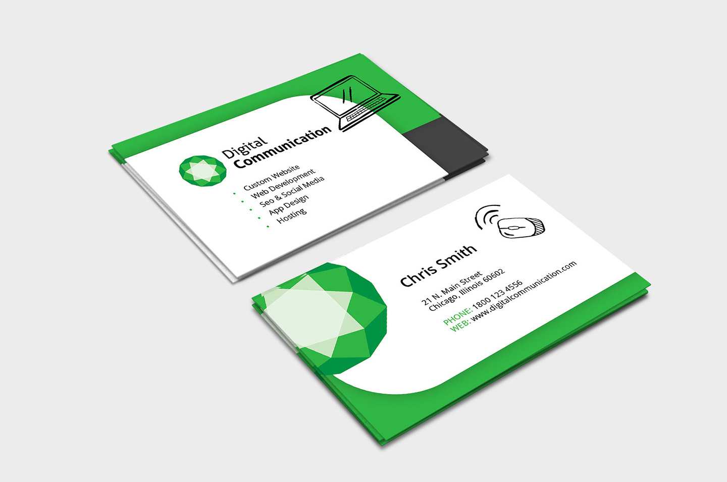 Web Designer Business Card Template In Psd, Ai & Vector Pertaining To Web Design Business Cards Templates