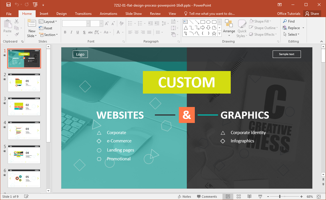 Website Development Presentation Template For Powerpoint With Regard To Powerpoint 2007 Template Free Download