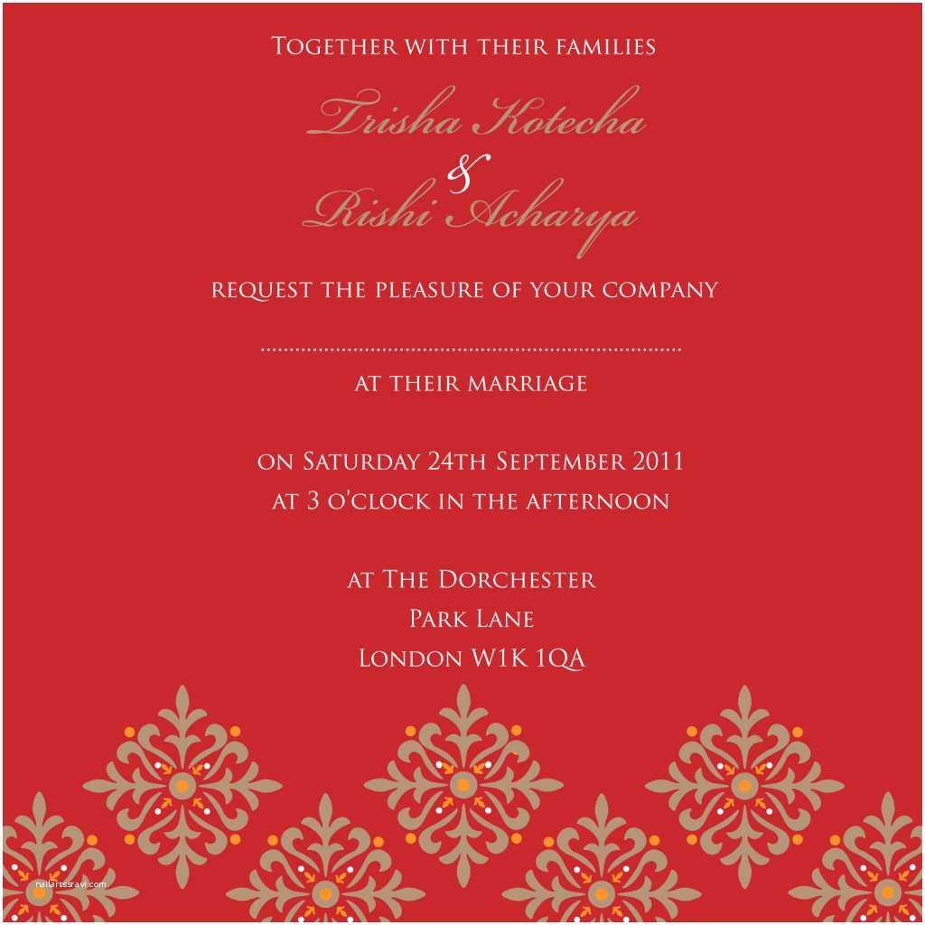 Wedding Invitation Cards Online Free India Indian Wedding Regarding Indian Wedding Cards Design Templates