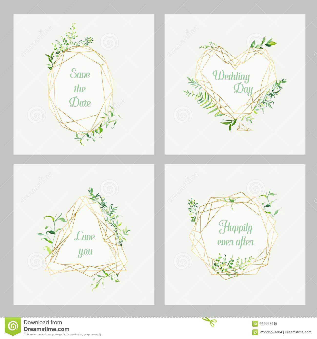 Wedding Invitation Floral Templates Set. Save The Date Throughout Celebrate It Templates Place Cards