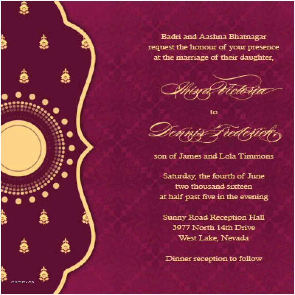 Wedding Invitation For Indian Wedding Creative Hindu Wedding Inside Indian Wedding Cards Design Templates