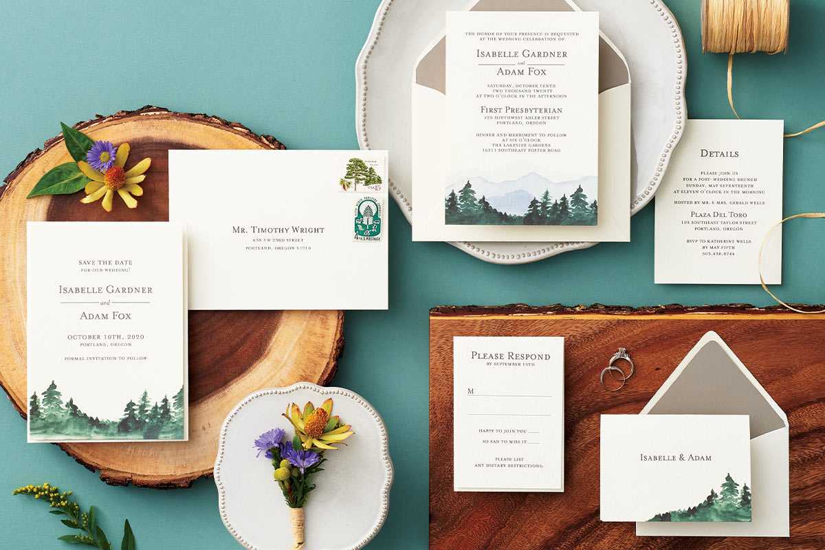 Wedding Invitation Suite Components | Paper Source In Paper Source Templates Place Cards