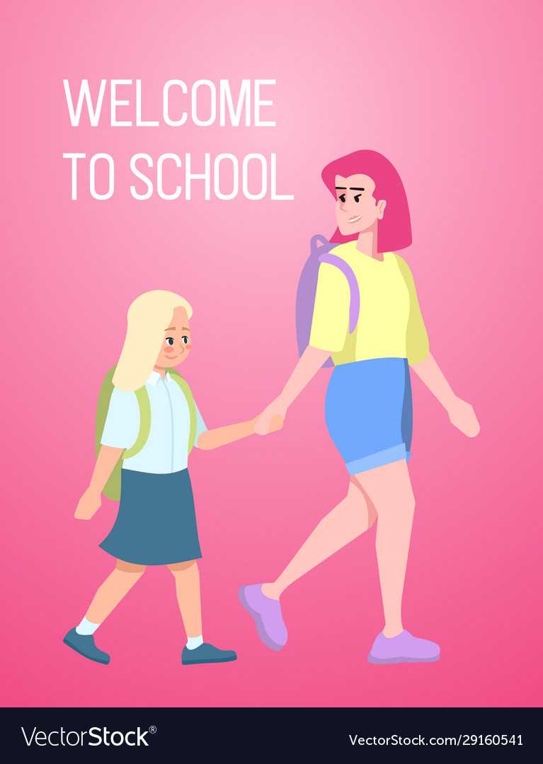 Welcome To School Poster Template Brochure Cover For Welcome Brochure Template