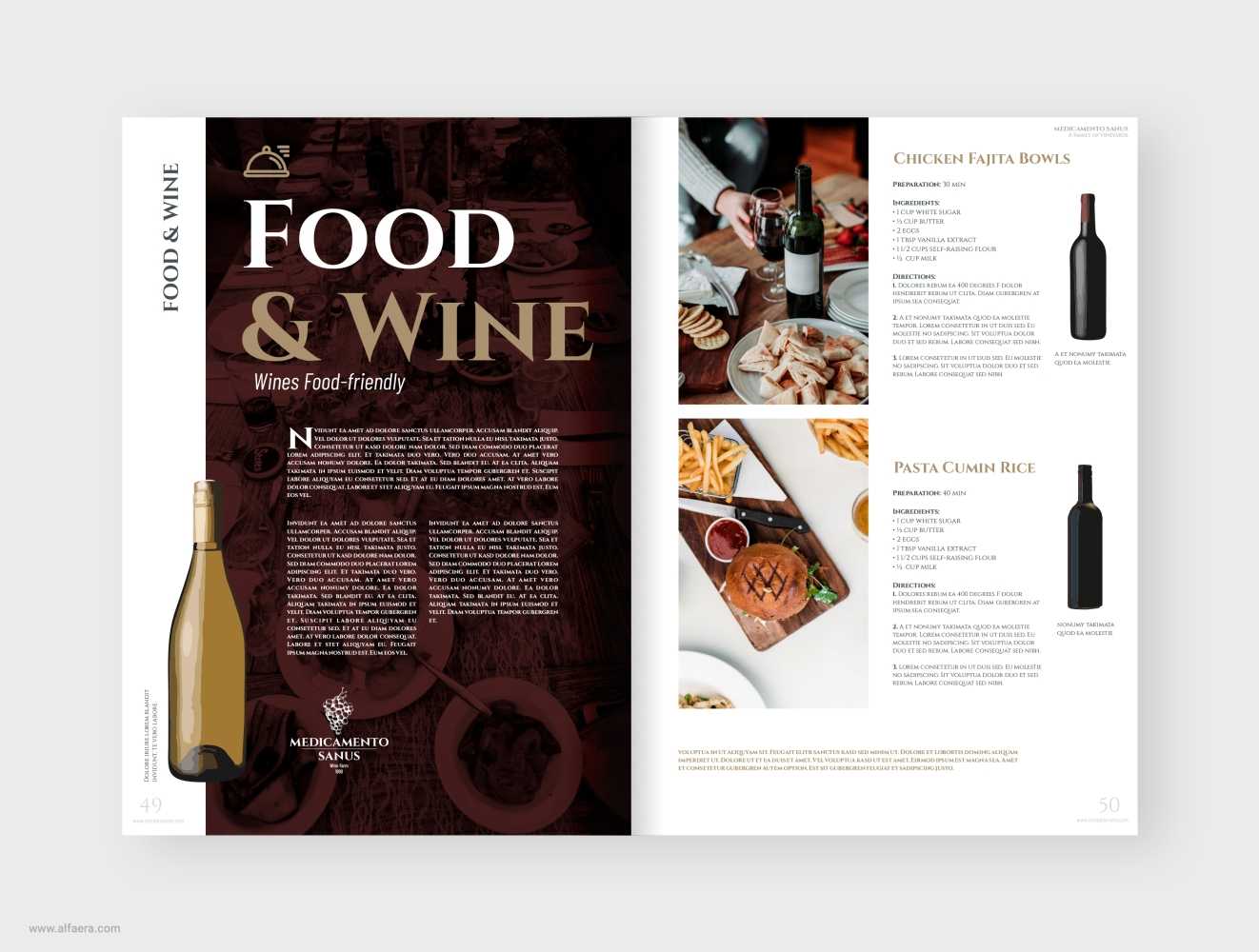 Wine Catalog Brochure Template Intended For Wine Brochure Template