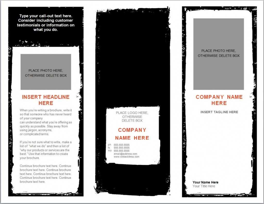 Word Brochure Template | Brochure Templates Word With Brochure Template On Microsoft Word